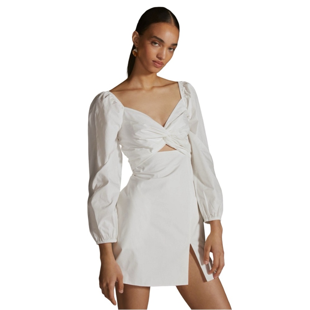 Mare Mare x Anthropologie White Cutout Mini Dress